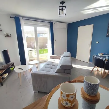 Ferienwohnung T2 Avec Jardin Proche Aeroport, Airbus, Meet Daux Exterior foto